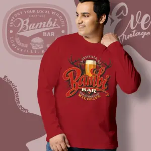 kentucky bambi bar long sleeve tee