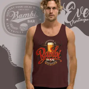 kentucky bambi bar tank top racerback