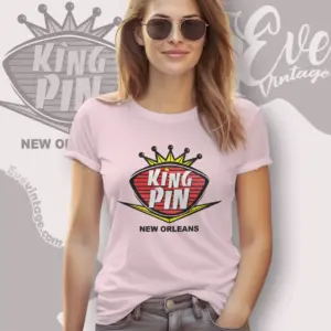 kingpin bar shirt new orleans dive bar women t shirt