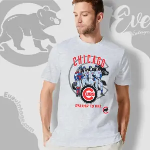 kiss chicago cubs dressed to kill t shirt