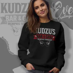 kudzus bar grill shirt memphis dive bar sweatshirt