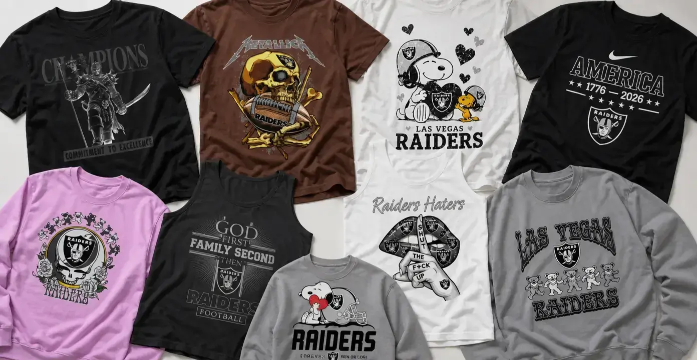 Las Vegas Raiders Graphic Shirts