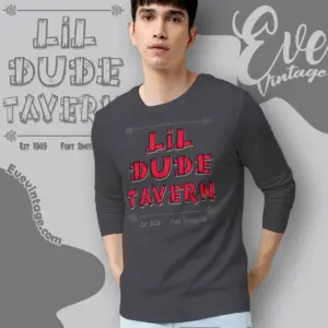 lil dude tavern shirt fort smith ar dive bar long sleeve tee