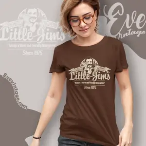 little jims tavern shirt chicago il dive bar women t shirt