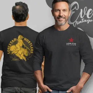 lone star saloon shirt san francisco dive bar long sleeve tee