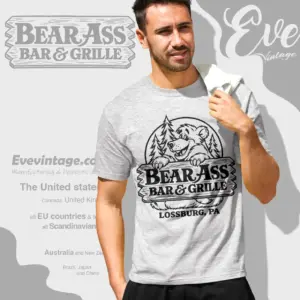 lossburg bear ass bar grille shirt pennsylvania dive bar t shirt
