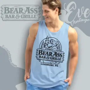 lossburg bear ass bar grille shirt pennsylvania dive bar tank top racerback