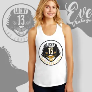 lucky 13 bar shirt san francisco dive bar tank top racerback