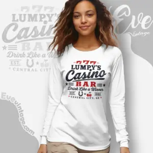 lumpys casino bar shirt south dakota dive bar long sleeve tee
