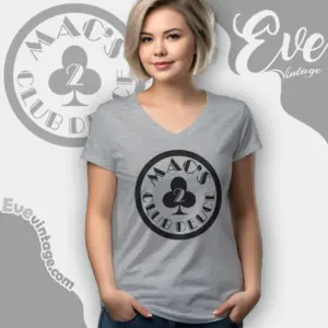 macs club deuce bar shirt miami beach dive bar v neck tshirt