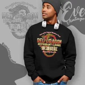 minneapolis red dragon restaurant lounge sweatshirt
