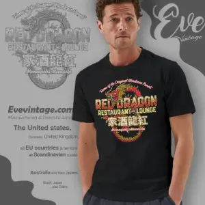 minneapolis red dragon restaurant lounge t shirt