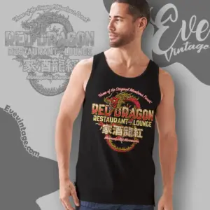 minneapolis red dragon restaurant lounge tank top racerback