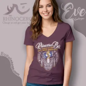 missoula rhinoceros bar shirt montana dive bar v neck tshirt