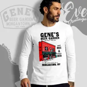 morgantown bar genes beer garden long sleeve tee