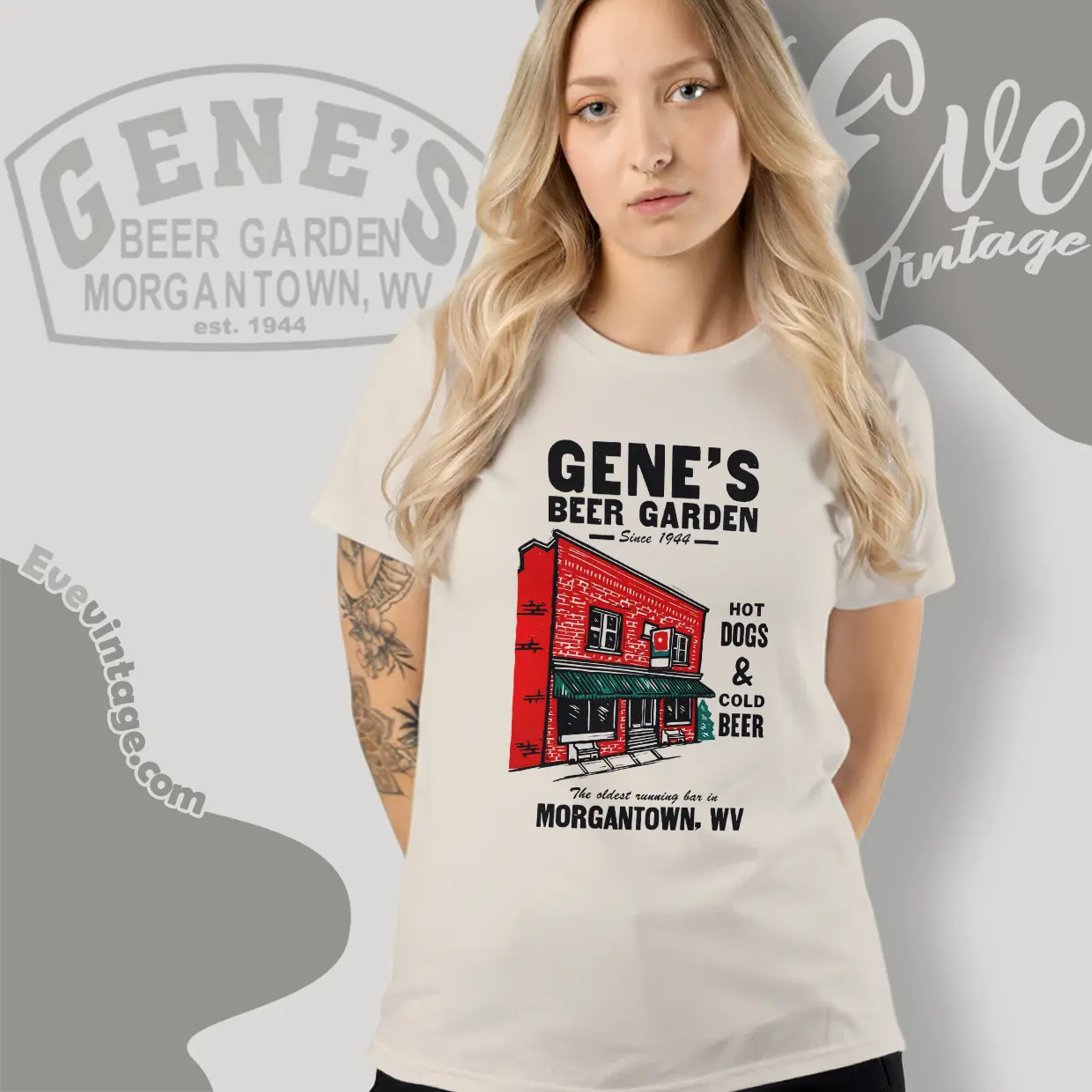 morgantown bar genes beer garden women t shirt morgantown bar genes beer garden women t shirt