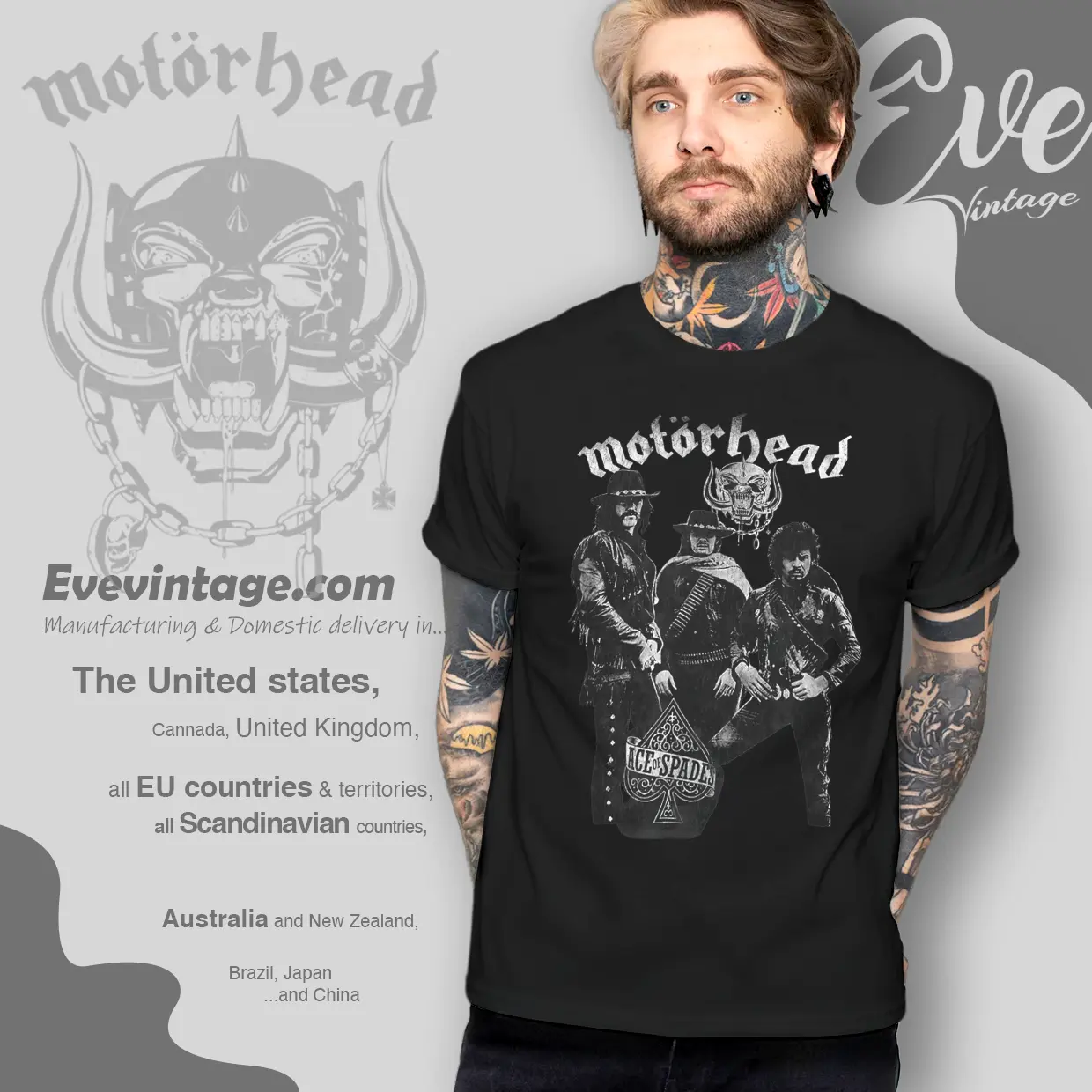 motorhead ace of spades t shirt motorhead ace of spades t shirt