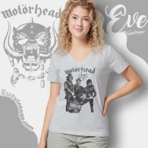 motorhead ace of spades v neck tshirt