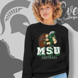 msu sparty football sweatshirt