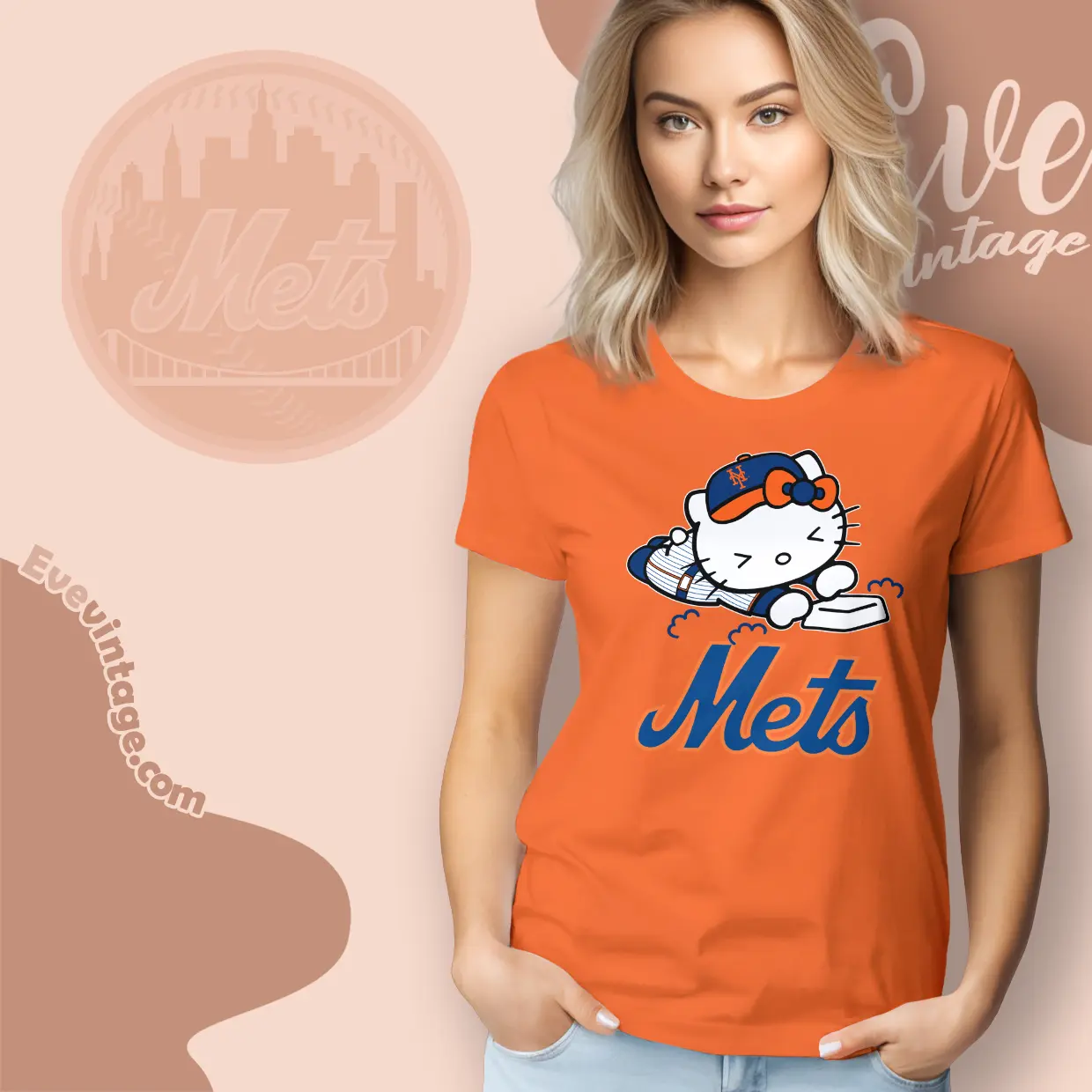 new york mets hello kitty sliding into home t shirt new york mets hello kitty sliding into home t shirt