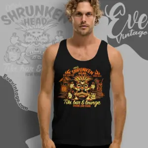 new york ottos shrunken head tiki bar tank top racerback