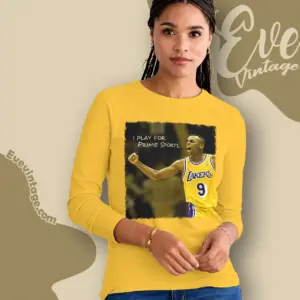 nick van exel lakers prime sport long sleeve tee