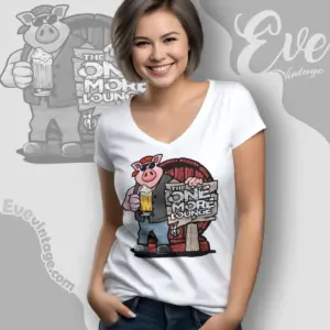 one more lounge shirt indianapolis dive bar v neck tshirt