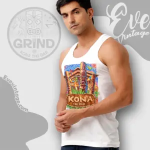 ormond beach kona tiki bar tank top racerback