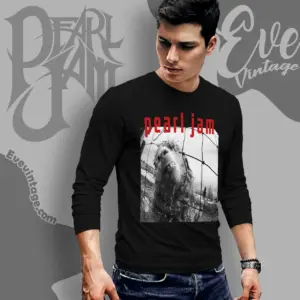 pearl jam vs cd album long sleeve tee