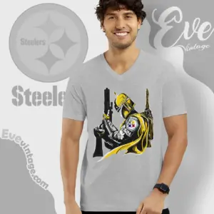 pittsburgh steelers boba fett v neck tshirt