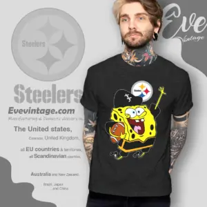 pittsburgh steelers spongebob t shirt