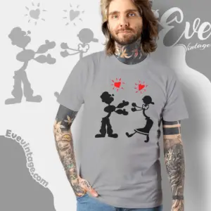 rachel green popeye olive oyl t shirt