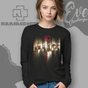 rammstein im fluss der zeit long sleeve tee