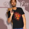 rammstein lava logo v neck tshirt