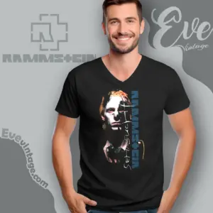 rammstein sehnsucht flake v neck tshirt