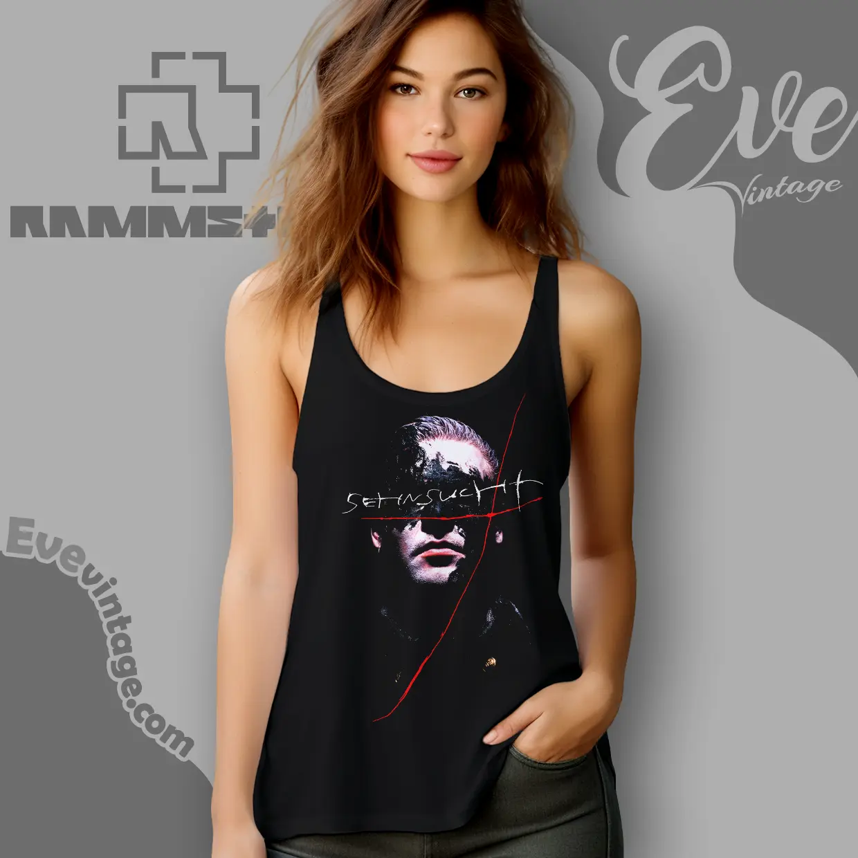 rammstein sehnsucht richard tank top racerback rammstein sehnsucht richard tank top racerback