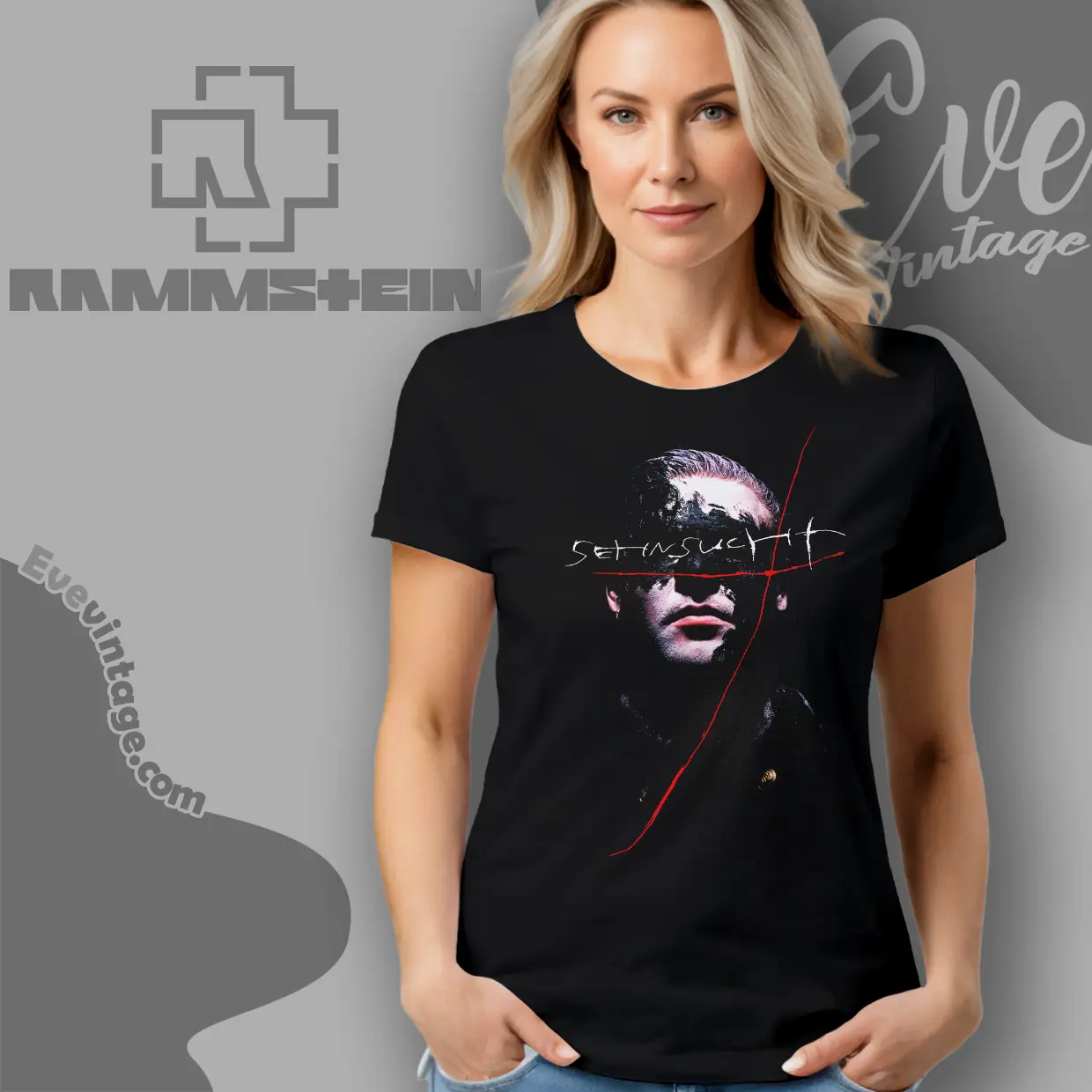 rammstein sehnsucht richard women t shirt rammstein sehnsucht richard women t shirt