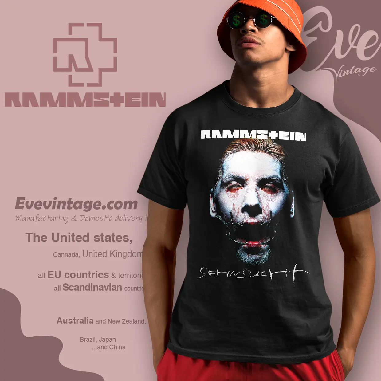 rammstein sehnsucht schneider t shirt rammstein sehnsucht schneider t shirt