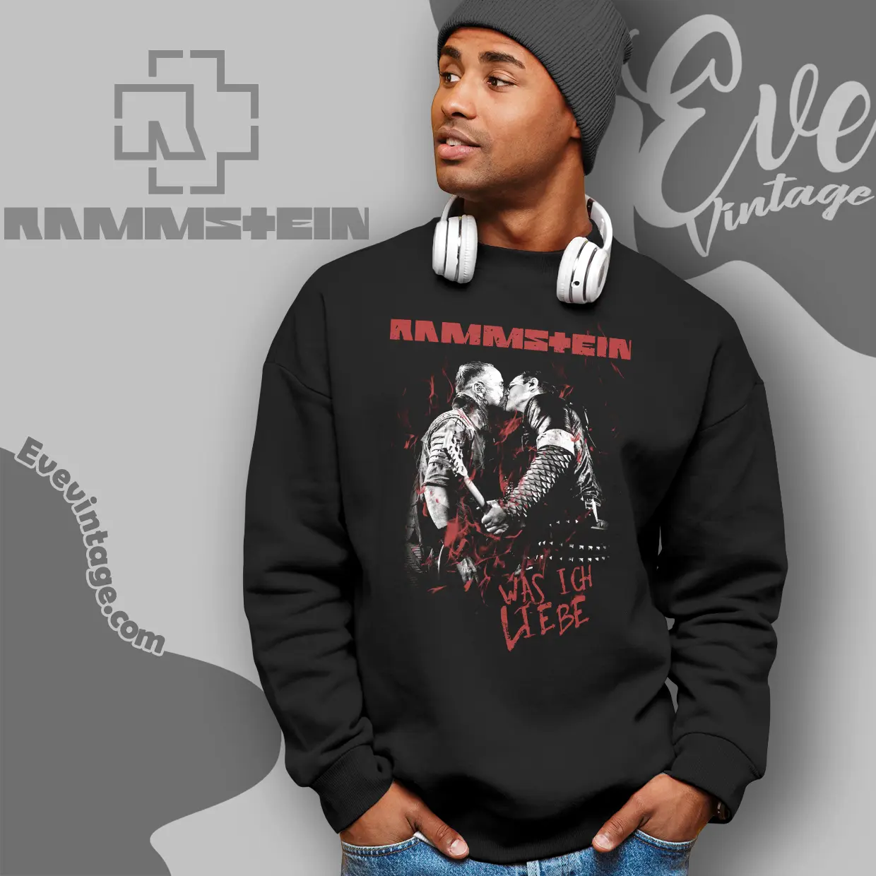 rammstein was ich liebe sweatshirt rammstein was ich liebe sweatshirt