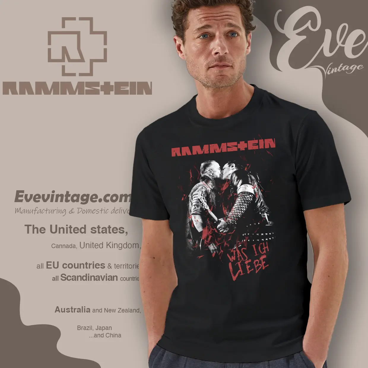 rammstein was ich liebe t shirt rammstein was ich liebe t shirt