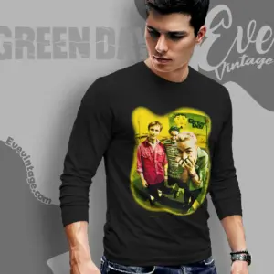 rare vintage green day 1995 insomniac long sleeve tee