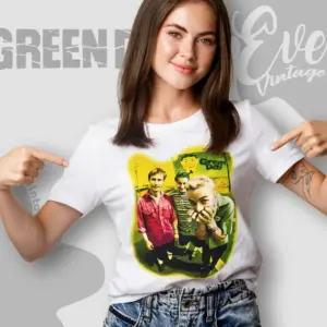 rare vintage green day 1995 insomniac women t shirt