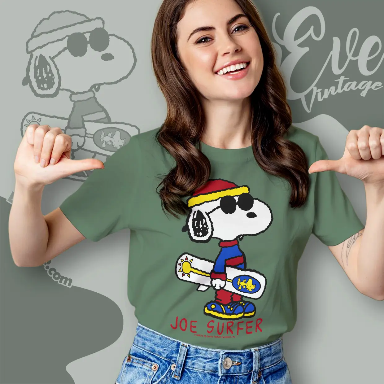 rare vintage snoopy joe surfer women t shirt rare vintage snoopy joe surfer women t shirt