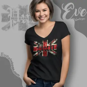 red barn pub shirt louisiana dive bar v neck tshirt