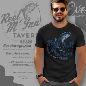 reel m inn shirt portland or dive bar t shirt