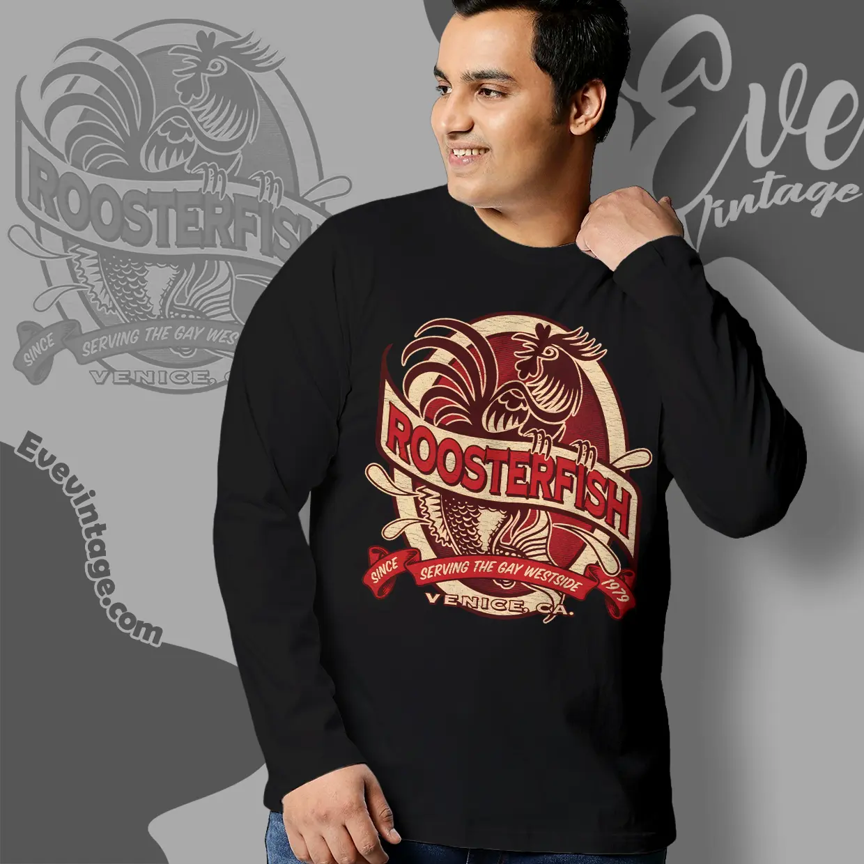 roosterfish venice shirt california dive bar long sleeve tee roosterfish venice shirt california dive bar long sleeve tee