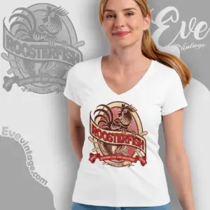 roosterfish venice shirt california dive bar v neck tshirt