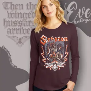 sabaton shirt winged hussars long sleeve tee
