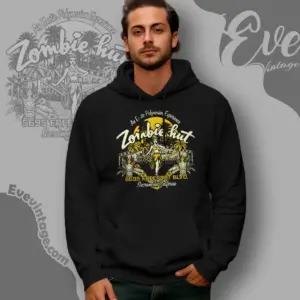 sacramento zombie hut tiki bar hoodie