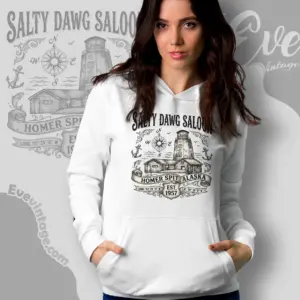 salty dawg saloon shirt homer spit ak dive bar hoodie